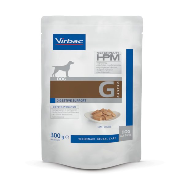 9 x 300 g Virbac Dog Veterinary HPM Digestive Support nat hondenvoer