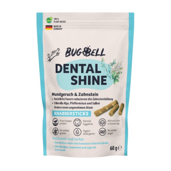 60g BugBell Dental Shine hondensnacks