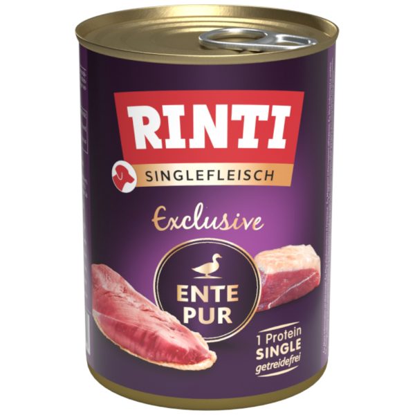 Rinti Sensible Puur 6 x 400 g - Eend Puur