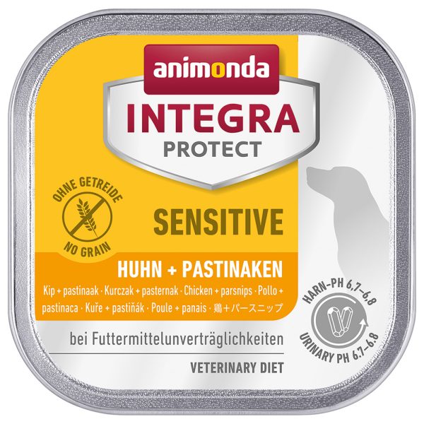 6x150g Protect Sensitive Schaaltje Kip + Pastinaak animonda Integra Hondenvoer