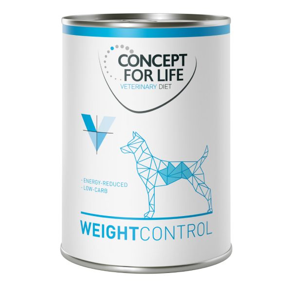 24 x 400 g Weight Control Concept for Life Veterinary Diet Hondenvoer Nat