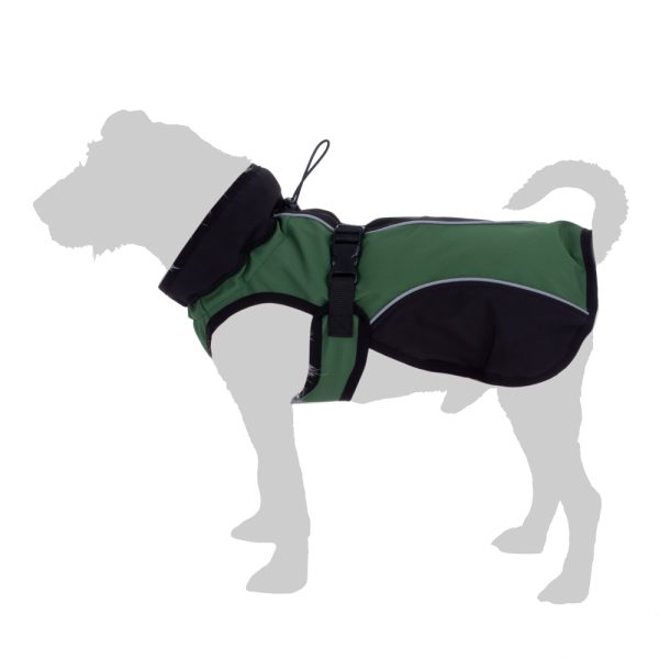 50cm ruglengte Hondenjas Softshell Waterafstotend