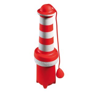 rogz Werp-speelgoed Lighthouse, rood-wit