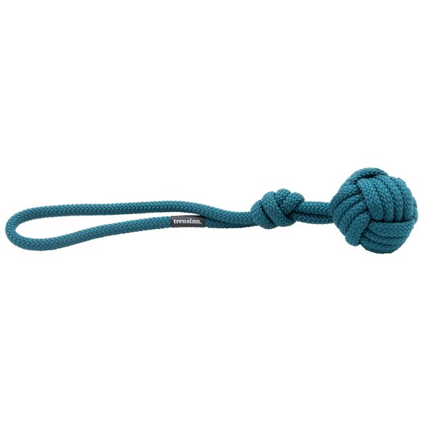 treusinn. Hondenspeelgoed Eco Touw Bolly, petrol, Maat: M