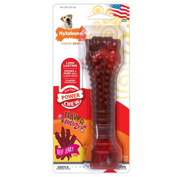 Nylabone Dura Chew Beef Jerky L ca. L20xB5,5xH3cm