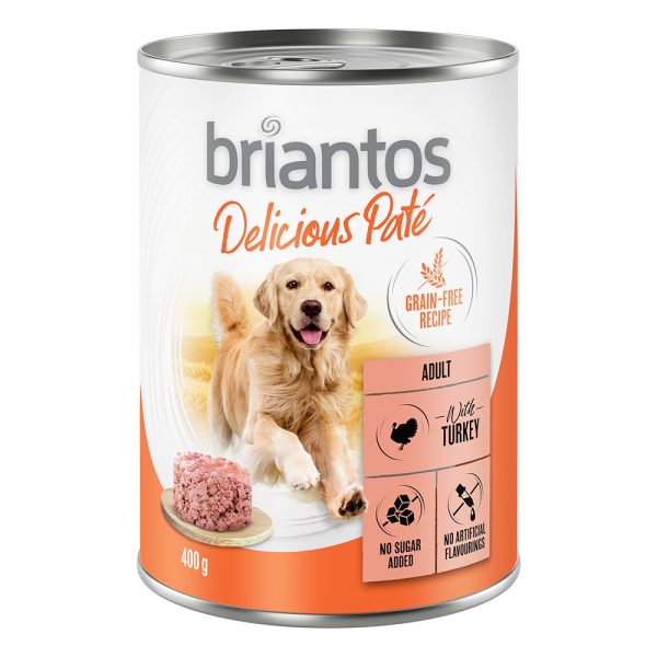 Voordeelpakket Briantos Delicious Paté 24 x 400 g Kalkoen