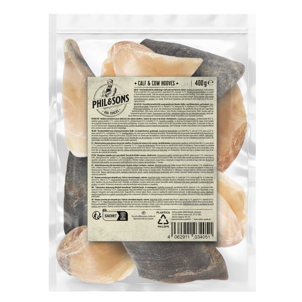 400g Kalfs- en Runderhoeven Phil & Sons Hondensnacks