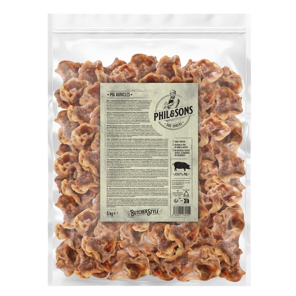 5kg Varkensoorschelp Phil & Sons Hondensnack