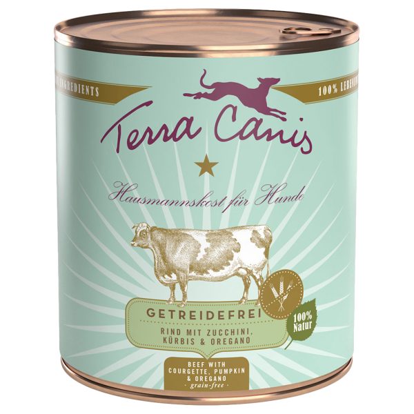 Terra Canis Graanvrij Voordeelpakket 12 x 800 g - Mixpakket kalkoen & rundvlees