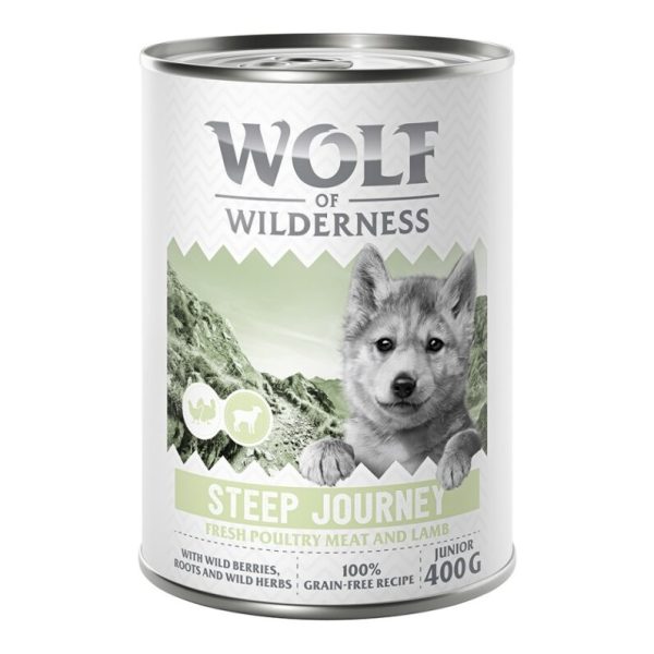 Wolf of Wilderness Junior 'Expedition' 6 x 400 g