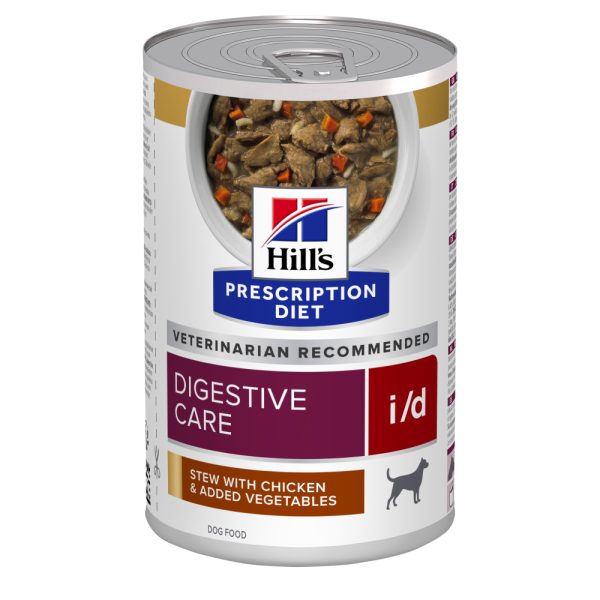 48x354g i/d Digestive Care Stoofpotje met Kip Hill's Prescription Diet Hondenvoer