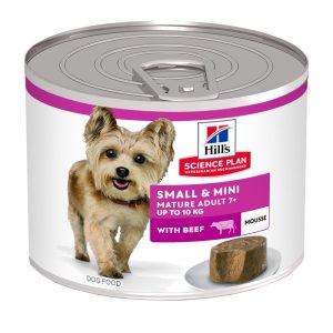 12 x 200 g Hill's Science Plan Mature Small & Mini Mousse rund hondenvoer nat