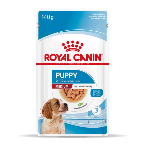 20x140g Medium Puppy Royal Canin Hondenvoer
