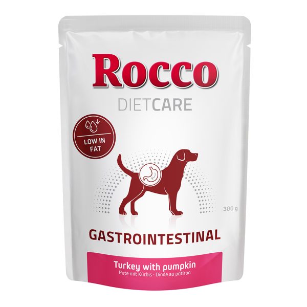 Rocco Diet Care Gastro Intestinal Kalkoen met Pompoen 300 g - Zakje Hondenvoer 12 x 300 g
