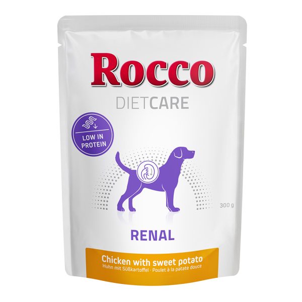 Rocco Diet Care Renal Kip met zoete aardappel 300g - Zakje Hondenvoer 12 x 300 g