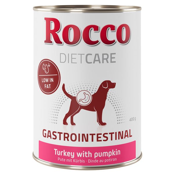 24x400g Gastro Intestinal Kalkoen met Pompoen Rocco Diet Care Hondenvoer
