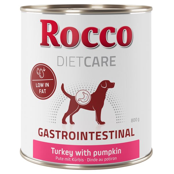 12x800g Gastro Intestinal Kip met Pompoen Rocco Diet Care Hondenvoer
