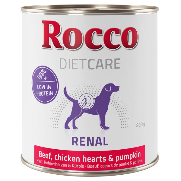 Rocco Diet Care Renal Rund met Kippenhart & Pompoen Hondenvoer 800 g 12 x 800 g