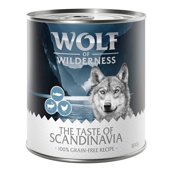 24x800g The Taste of Scandinavia Wolf of Wilderness Hondenvoer