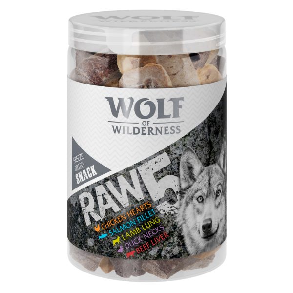 150g RAW 5 (Mix, gevriesdroogd) Wolf of Wilderness Hondensnacks