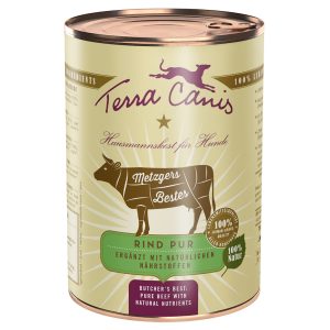 6 x 400 g Terra Canis Butchers Best Pure Beef hondenvoer nat