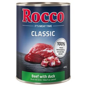 24x400g Rund met Eend Rocco Classic Hondenvoer