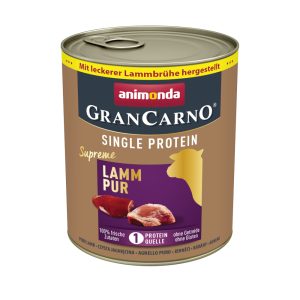 24x800g Adult Single Protein Supreme animonda GranCarno Lam Puur Hondenvoer nat