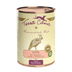 Voordeelpakket: 12x400g Terra Canis Classic Kalkoen met Broccoli, Peer & Aardappelen Nat Hondenvoer
