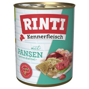 800g RINTI Kennerfleisch met pens nat hondenvoer