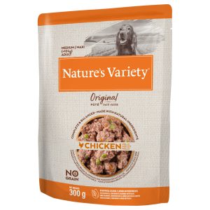 Nature's Variety Original Paté No Grain Medium/Maxi Adult Hondenvoer - Kip 8 x 300 g