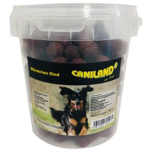Caniland Worstjes Rund met Rookaroma - 500 g