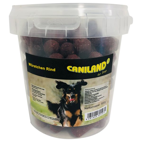 Caniland Worstjes Rund met Rookaroma - 500 g