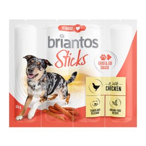 Briantos Sticks Grab&Go voor Honden - Kip (2 x 100 g)