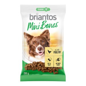 200g Briantos Mini Bones Met Gevogelte Hondensnacks