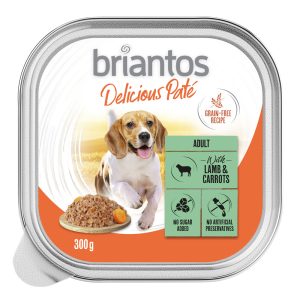 Briantos Delicious Paté 27 x 300 g - Lam en wortel