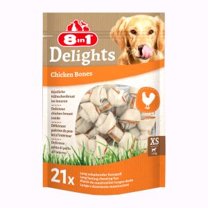 252g (21 Stuks) XS Delights Kauwbotten 8in1 Hondensnacks