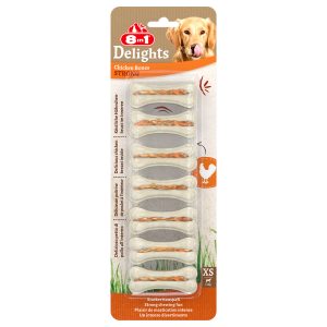 8in1 Delights Strong Kauwkluif - Voordeelpakket: XS, 6 x 140 g (42 stuks)