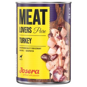 Josera Meatlovers Pure 12 x 400 g Hondenvoer - Kalkoen