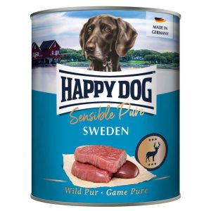 6x800g Sensible Pure Sweden (Wild Puur) Happy Dog Hondenvoer