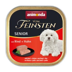 animonda Vom Feinsten Senior 6 x 150 g Hondenvoer - Rund en Kip