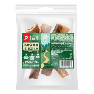 100g Maced Wild Zwijn Huid Hondensnacks