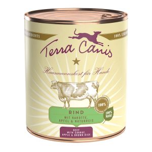12x800g Menu Mix: Konijn & Rund Terra Canis Hondenvoer