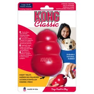 Maat L KONG Classic Rood ca. 10cm Hondenspeelgoed