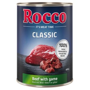24x400g Rund met Wild Rocco Classic Hondenvoer