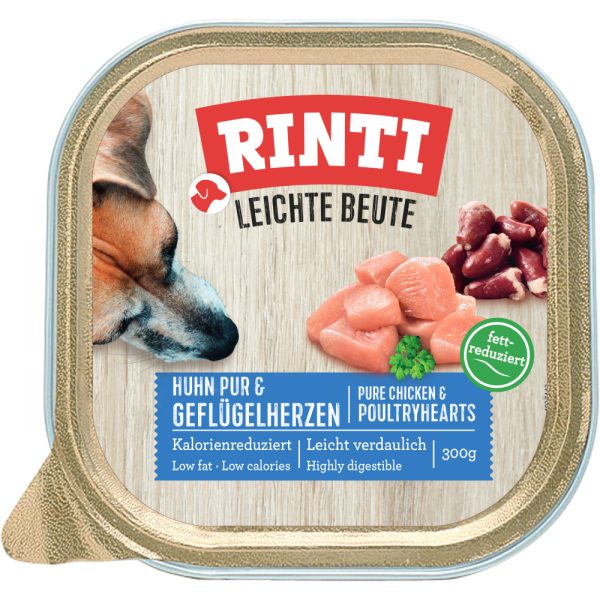RINTI Lichte Buit 9 x 300 g - Kip & gevogeltehartjes