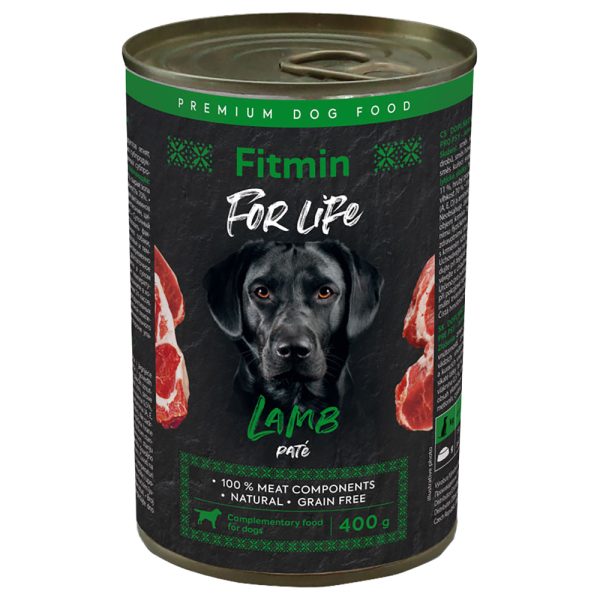 6x400g Fitmin Dog For Life Hondenvoer Nat