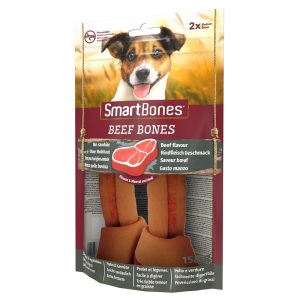2 Stuks SmartBones Hondenbotten voor middelgrote honden met rund