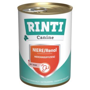 RINTI Canine Nieren-Renal met Rund 400 g Hondenvoer - 24 x 400 g