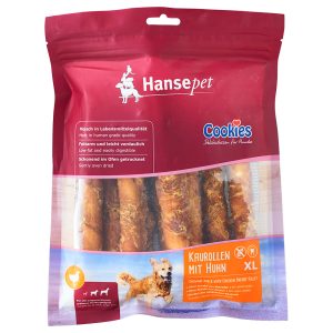 450g Hansepet Kauwrollen met Kipfilet xl Hondensnacks
