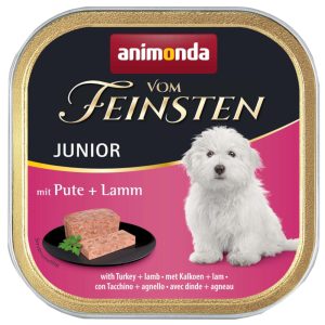 animonda Vom Feinsten Junior 6 x 150 g Hondenvoer - Puppy: Kalkoen & Lam